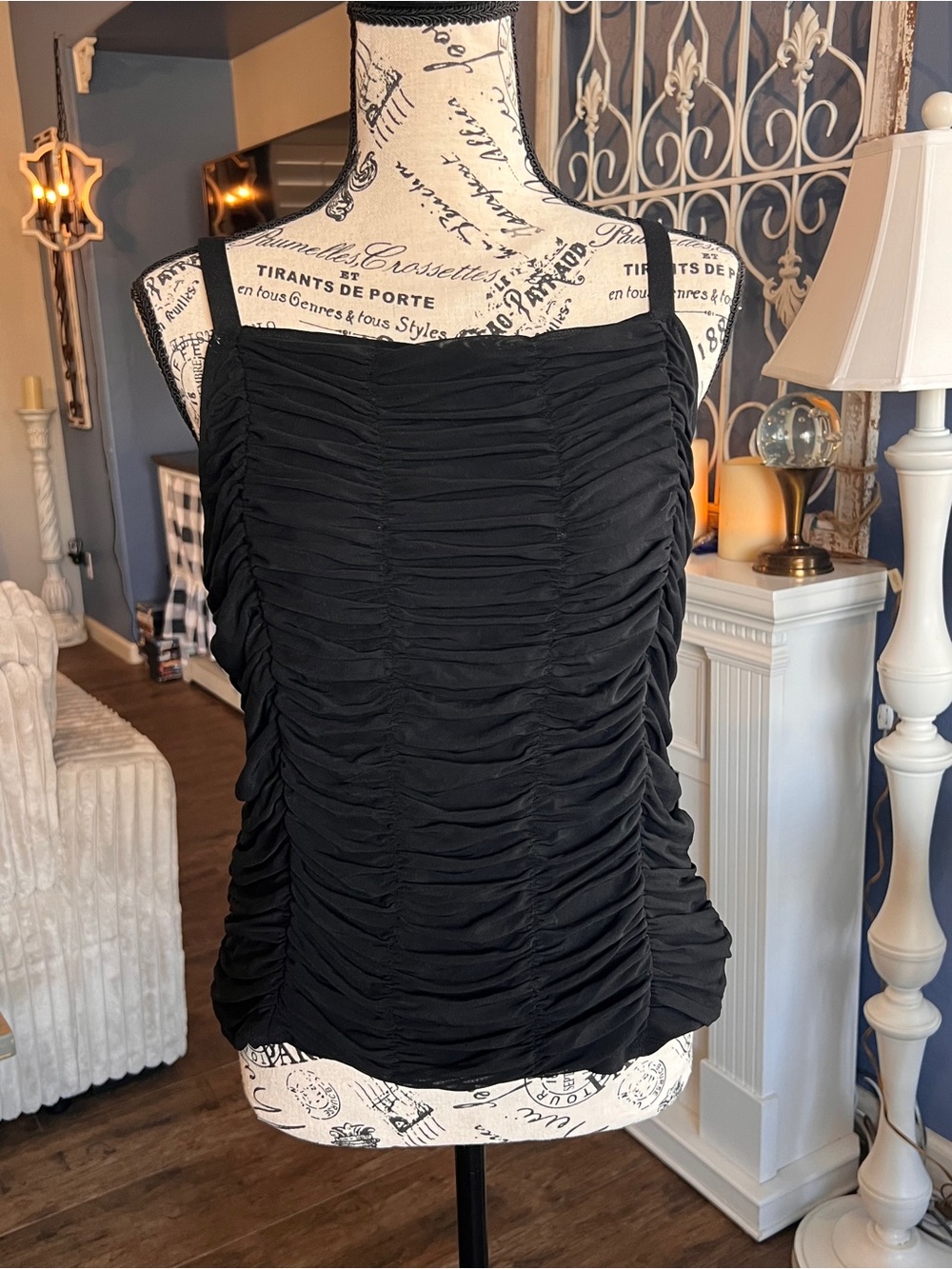 torrid Black Ruched tank